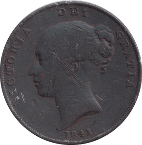1841 PENNY ( FINE ) - PENNY - Cambridgeshire Coins