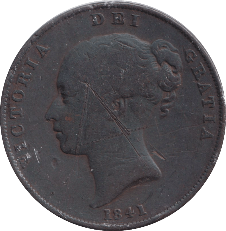 1841 PENNY ( FINE ) - PENNY - Cambridgeshire Coins