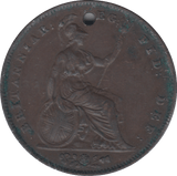 1841 PENNY ( GVF ) - PENNY - Cambridgeshire Coins