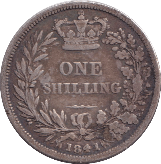 1841 SHILLING ( FINE ) - SHILLING - Cambridgeshire Coins