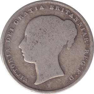 1841 SHILLING ( FINE ) - Shilling - Cambridgeshire Coins