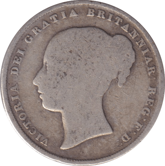 1841 SHILLING ( FINE ) - Shilling - Cambridgeshire Coins