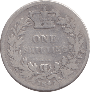 1841 SHILLING ( NF ) 1 - SHILLING - Cambridgeshire Coins