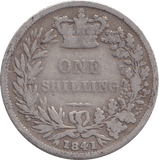 1841 SHILLING ( NF ) - SHILLING - Cambridgeshire Coins