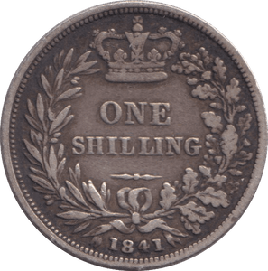 1841 SHILLING ( NF ) - SHILLING - Cambridgeshire Coins