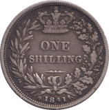 1841 SHILLING ( NF ) - SHILLING - Cambridgeshire Coins