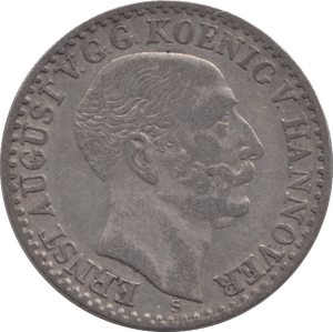 1841 SILVER ONE THALER GERMANY - SILVER WORLD COINS - Cambridgeshire Coins