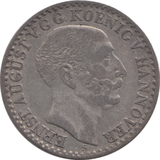 1841 SILVER ONE THALER GERMANY - SILVER WORLD COINS - Cambridgeshire Coins