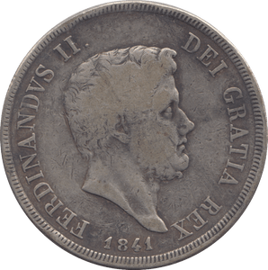 1841 SILVER SICILY 120 GRAINS - SILVER WORLD COINS - Cambridgeshire Coins