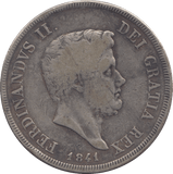 1841 SILVER SICILY 120 GRAINS - SILVER WORLD COINS - Cambridgeshire Coins