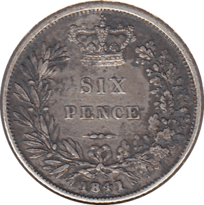 1841 SIXPENCE ( GF ) - SIXPENCE - Cambridgeshire Coins