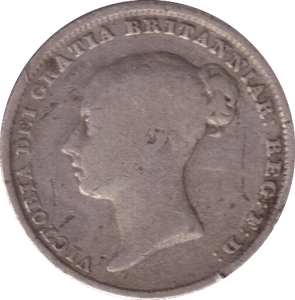1841 SIXPENCE ( NF ) - SIXPENCE - Cambridgeshire Coins