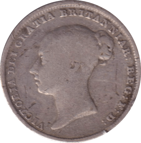 1841 SIXPENCE ( NF ) - SIXPENCE - Cambridgeshire Coins