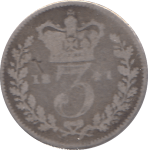 1841 THREEPENCE ( FINE ) - THREEPENCE - Cambridgeshire Coins