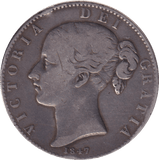 1842 CROWN ( GF ) - CROWN - Cambridgeshire Coins