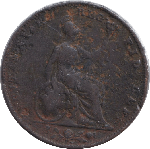1842 FARTHING ( FAIR ) - FARTHING - Cambridgeshire Coins