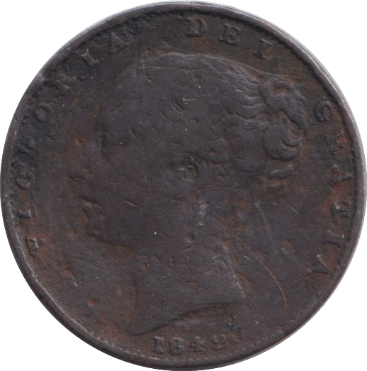 1842 FARTHING ( FAIR ) - FARTHING - Cambridgeshire Coins