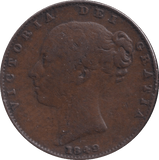 1842 FARTHING ( GF ) - FARTHING - Cambridgeshire Coins