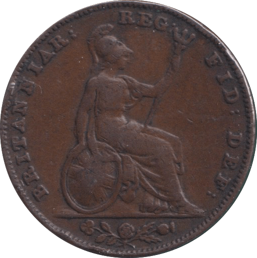 1842 FARTHING ( GF ) - FARTHING - Cambridgeshire Coins
