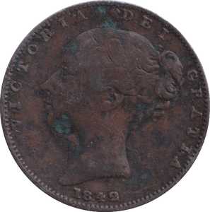 1842 FARTHING ( GF ) - FARTHING - Cambridgeshire Coins