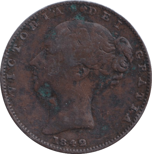 1842 FARTHING ( GF ) - FARTHING - Cambridgeshire Coins