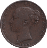 1842 FARTHING ( GF ) - FARTHING - Cambridgeshire Coins