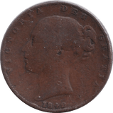 1842 FARTHING ( NF ) - FARTHING - Cambridgeshire Coins