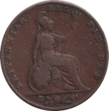1842 FARTHING ( NF ) - FARTHING - Cambridgeshire Coins