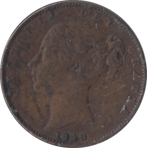 1842 FARTHING ( VF ) - Farthing - Cambridgeshire Coins
