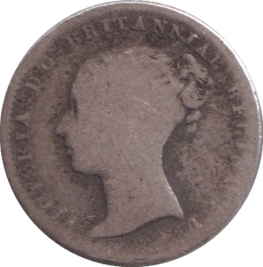1842 FOURPENCE ( FINE ) - FOURPENCE - Cambridgeshire Coins