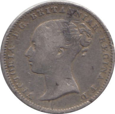 1842 FOURPENCE ( VF ) - FOURPENCE - Cambridgeshire Coins