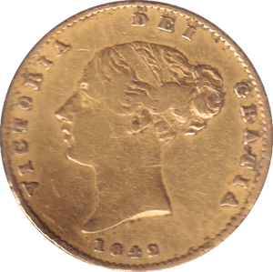 1842 GOLD HALF SOVEREIGN ( GF ) BENT - HALF SOVEREIGN - Cambridgeshire Coins