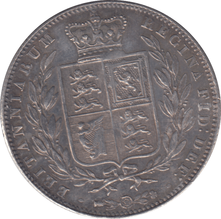 1842 HALFCROWN ( EF ) - HALFCROWN - Cambridgeshire Coins