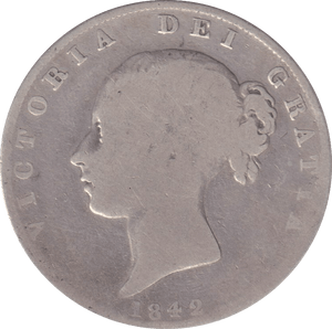 1842 HALFCROWN ( FAIR ) - HALFCROWN - Cambridgeshire Coins