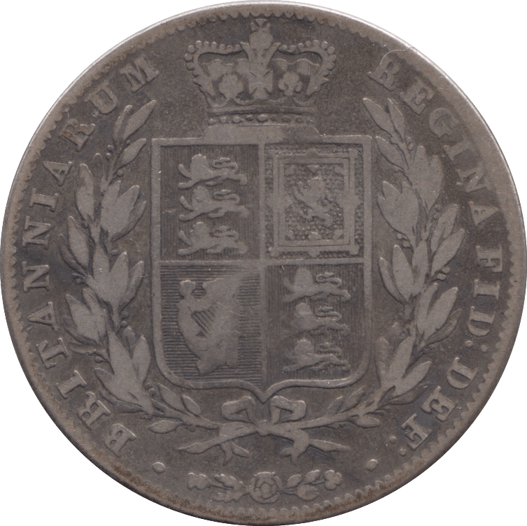 1842 HALFCROWN ( NF ) - HALFCROWN - Cambridgeshire Coins