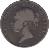 1842 HALFCROWN ( NF ) - HALFCROWN - Cambridgeshire Coins