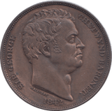 1842 HALFPENNY TOKEN GRENDON - WORLD COINS - Cambridgeshire Coins