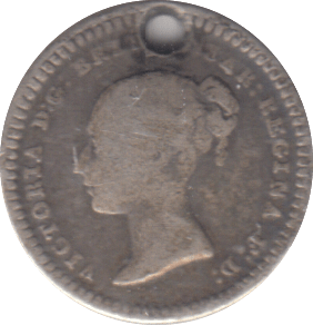 1842 HOLED THREE HALFPENCE ( FINE ) - THREE HALF PENCE - Cambridgeshire Coins