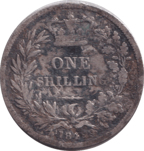 1842 SHILLING ( FINE ) - SHILLING - Cambridgeshire Coins