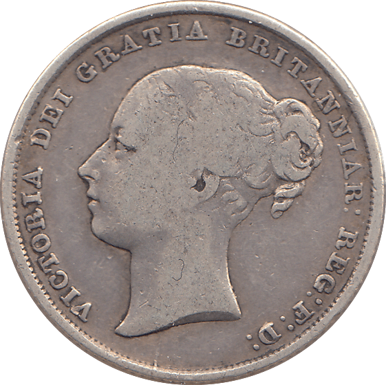 1842 SHILLING ( GF ) - SHILLING - Cambridgeshire Coins