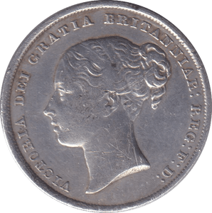 1842 SHILLING ( GVF ) - SHILLING - Cambridgeshire Coins