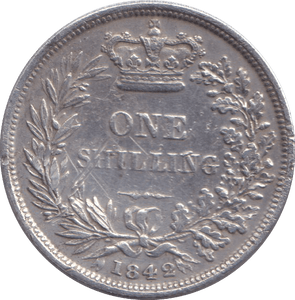 1842 SHILLING ( GVF ) - SHILLING - Cambridgeshire Coins