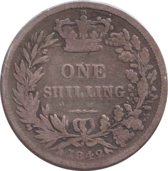1842 SHILLING ( NF ) 1 - SHILLING - Cambridgeshire Coins