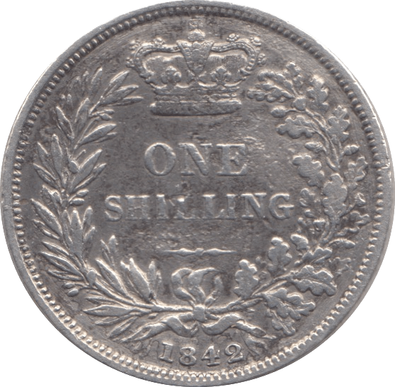 1842 SHILLING ( NF ) - SHILLING - Cambridgeshire Coins