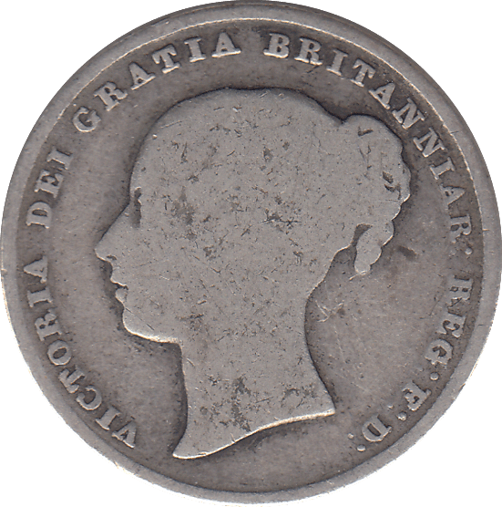 1842 SHILLING ( NF ) - SHILLING - Cambridgeshire Coins