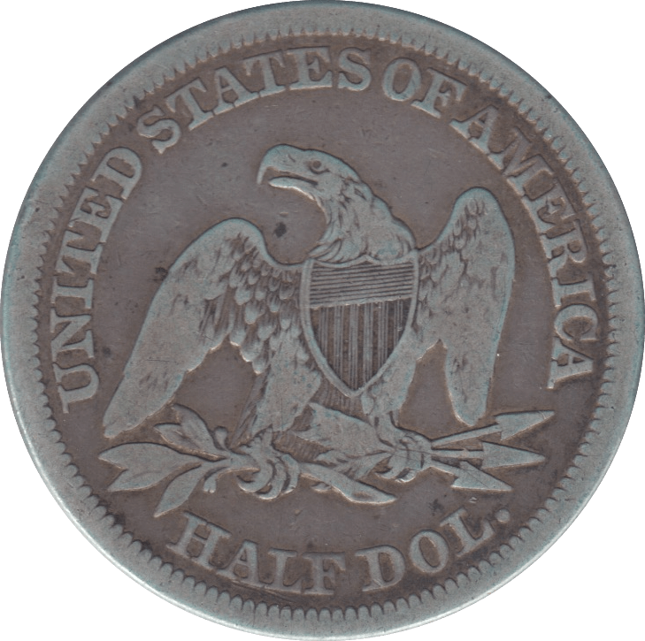 1842 SILVER HALF DOLLAR ( USA ) - SILVER WORLD COINS - Cambridgeshire Coins