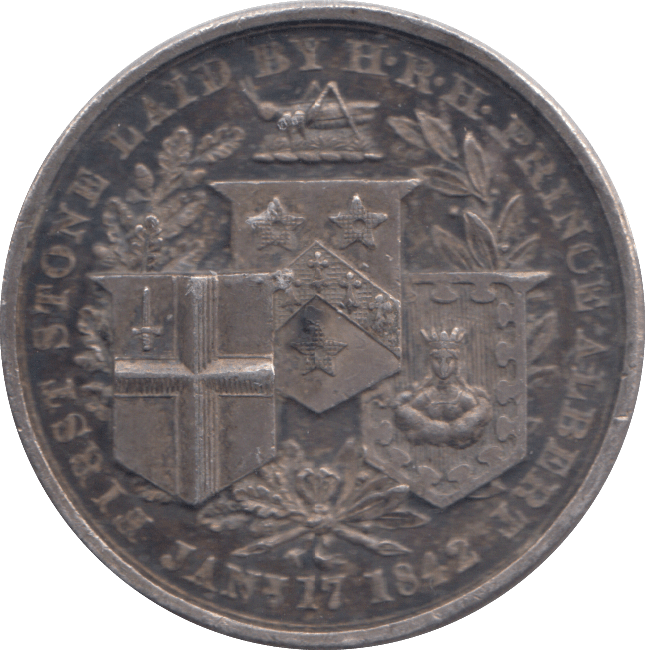 1842 SILVER ROYAL EXCHANGE MEDAL - WORLD COINS - Cambridgeshire Coins