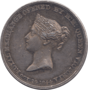 1842 SILVER ROYAL EXCHANGE MEDAL - WORLD COINS - Cambridgeshire Coins