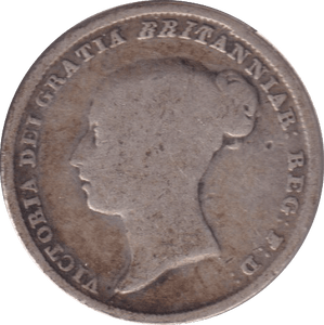 1842 SIXPENCE ( F ) - SIXPENCE - Cambridgeshire Coins