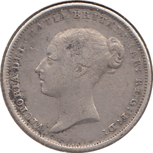 1842 SIXPENCE ( FINE ) - SIXPENCE - Cambridgeshire Coins